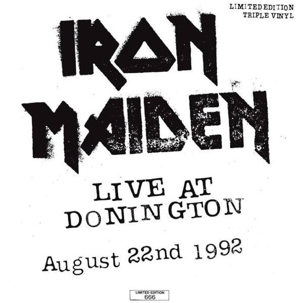 Live at Donington: August 22nd 1992 cover