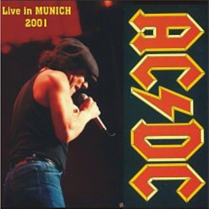 Stiff Upper Lip Live in Munich 2001 cover