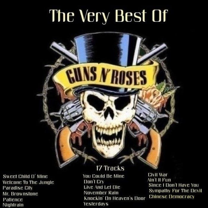 The Very Best of Guns N' Roses cover
