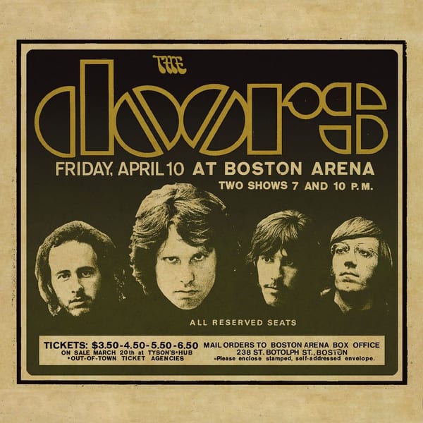 Live in Boston 1970 cover