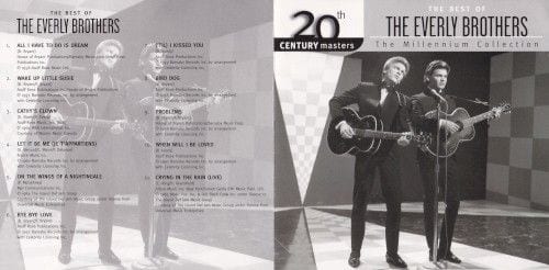 20th Century Masters: The Millennium Collection: The Best of The Everly Brothers cover