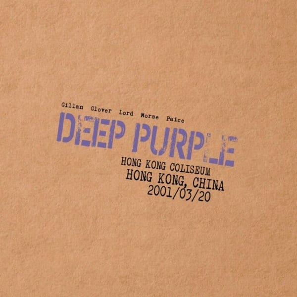 Live in Hong Kong 2001 cover