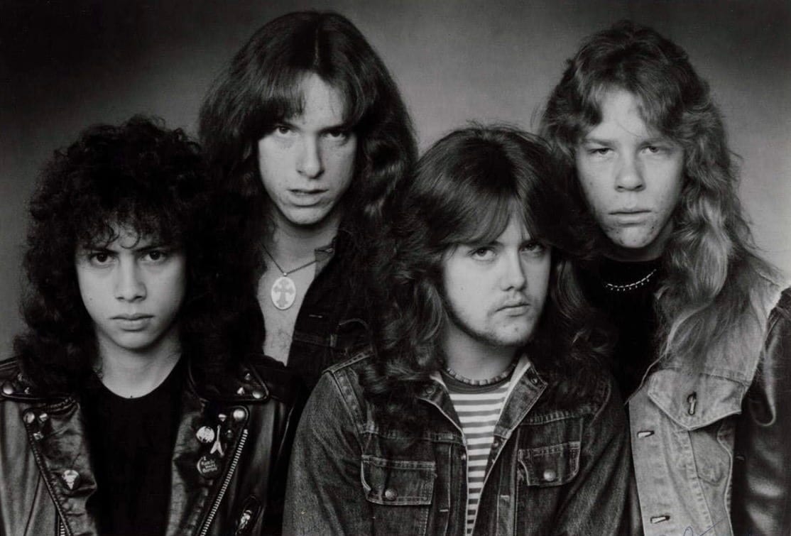 Metallica in a 1983 press photo